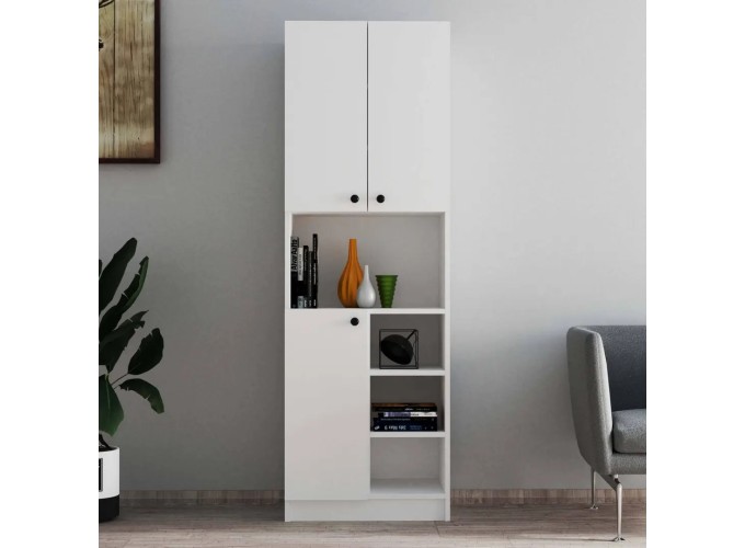 Ντουλάπα ,Order 3004,Λευκό, 59,6x35x180 εκ. ,All4home