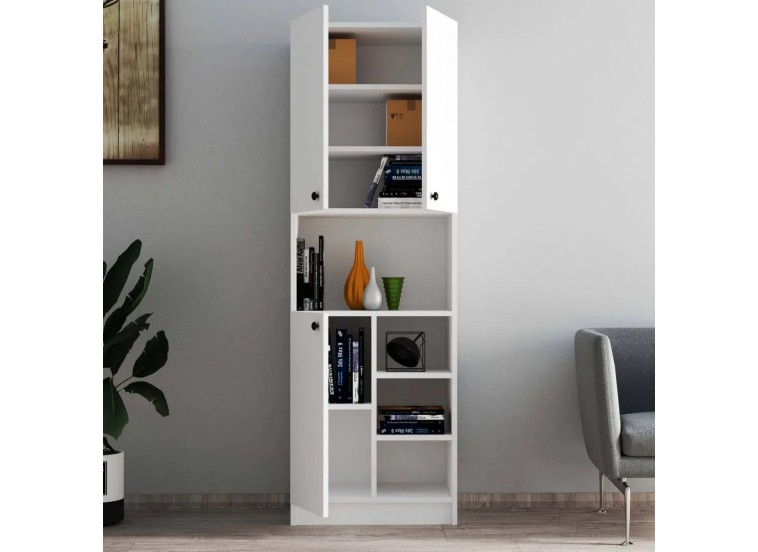 Ντουλάπα ,Order 3004,Λευκό, 59,6x35x180 εκ. ,All4home