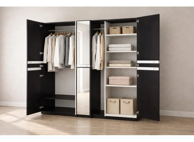 Ντουλάπα Stillo-Smart Home, 169/52/201 εκ, Genomax