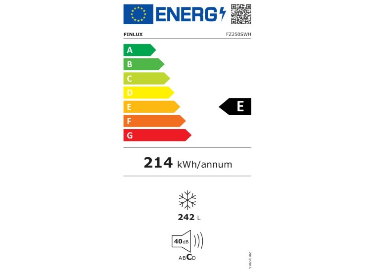 Καταψύκτης, FZ250SWH Λευκό, Ε, 242 l,1700/600/600 εκ., Finlux Καταψύκτης, FZ250SWH Λευκό, Ε, 242 l,1700/600/600 εκ., Finlux