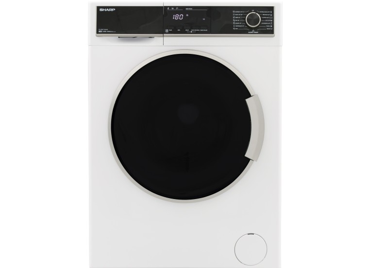 Πλυντήριο ρούχων 1200 στροφών, 7,00 kg, C, Λευκό, ES-NFB712AWC, Sharp Πλυντήριο ρούχων 1200 στροφών, 7,00 kg, C, Λευκό, ES-NFB712AWC, Sharp