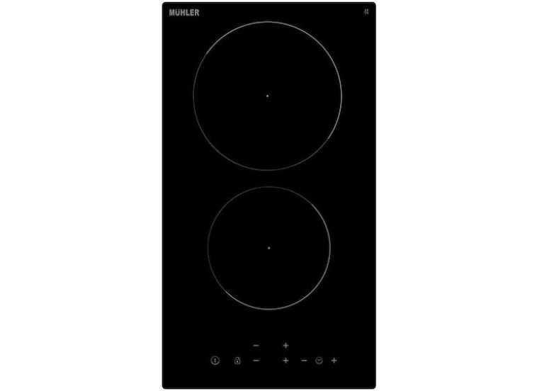 Κεραμική Εστία Αυτόνομη με Λειτουργία Κλειδώματος 28.8x52εκ. CHP21,Muhler 