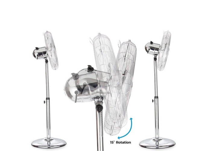 Ανεμιστήρας Ορθοστάτης 60W, FSF-1624-SS, Finlux