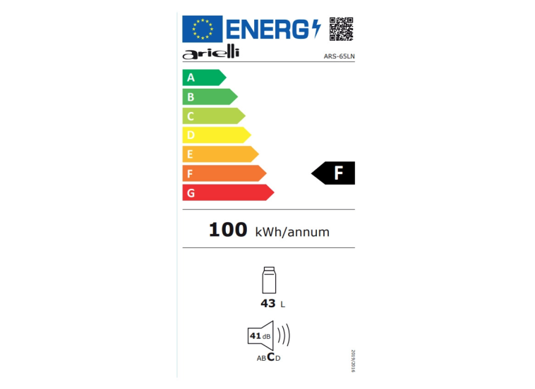 Ψυγείο, Mini Bar, Λευκό, ARS-65LNB A+, Arielli Ψυγείο, Mini Bar, Λευκό, ARS-65LNB A+, Arielli