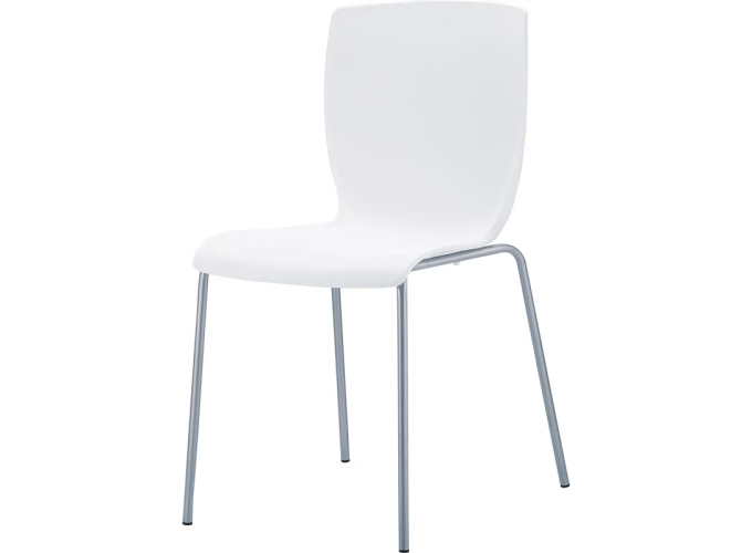 Καρέκλα Mio, Λευκό 47x50x80 εκ, Genomax