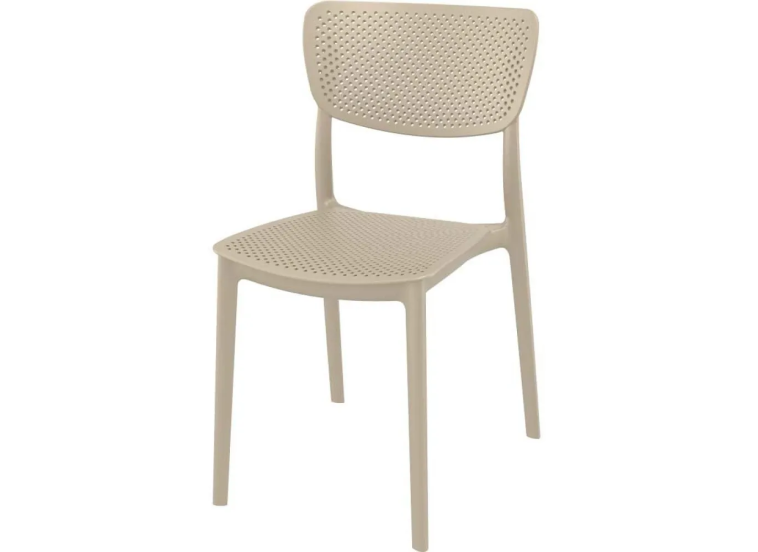 Καρέκλα Lucy, Μπεζ 39,5x44 cm., Genomax Καρέκλα Lucy, Μπεζ 39,5x44 cm., Genomax