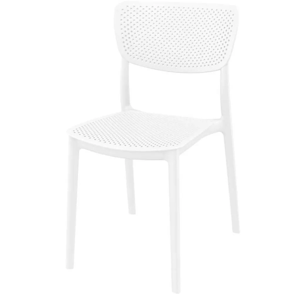 Καρέκλα Lucy, Λευκό 39,5x44 cm., Genomax Καρέκλα Lucy, Λευκό 39,5x44 cm., Genomax
