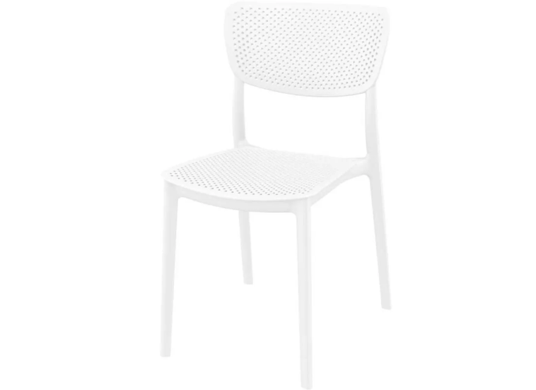 Καρέκλα Lucy, Λευκό 39,5x44 cm., Genomax Καρέκλα Lucy, Λευκό 39,5x44 cm., Genomax
