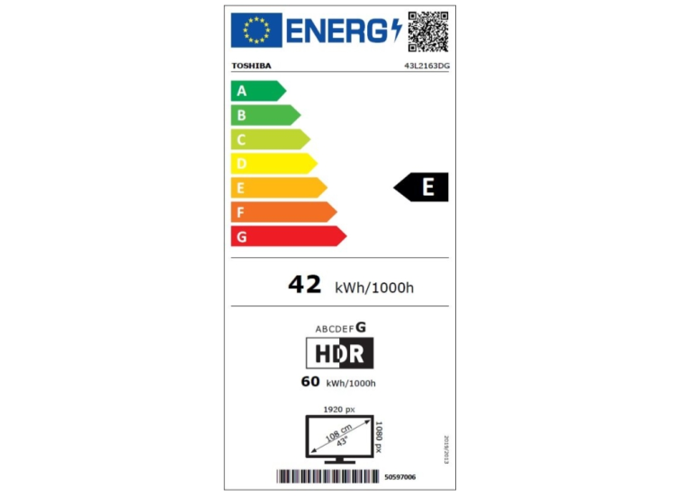Τηλεόραση 43" 43L2163DG LED SMART, Toshiba Τηλεόραση 43" 43L2163DG LED SMART, Toshiba