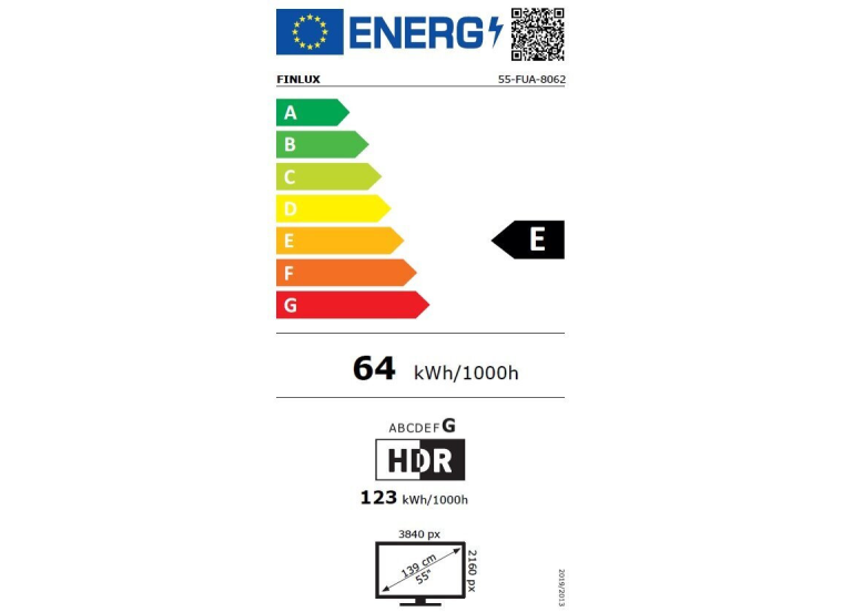 Τηλεόραση 55" Smart 4K UHD LED (2021) 55-FUA-8062, Finlux Τηλεόραση 55" Smart 4K UHD LED (2021) 55-FUA-8062, Finlux