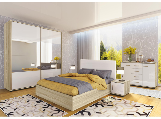 Σετ Κρεβατοκάμαρας 5 τεμαχίων 160/200, Indiana 2, Genomax