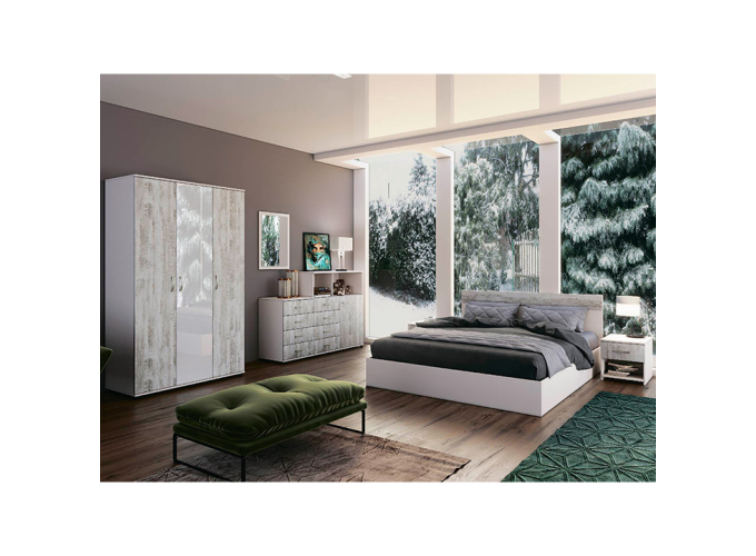 Σετ Κρεβατοκάμαρας 6 τεμαχίων, Maine 2, Genomax