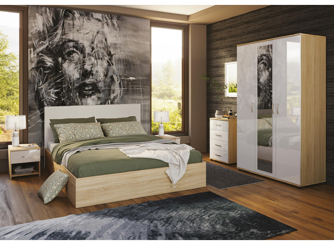 Σετ Κρεβατοκάμαρας 5 τεμαχίων 160/200, Avalon 2, Genomax