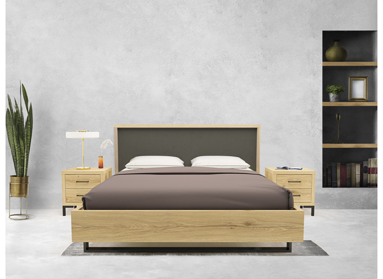Κρεβάτι Υπέρδιπλο Ξύλινο Maeve, 160x200 εκ., All4home Κρεβάτι Υπέρδιπλο Ξύλινο Maeve, 160x200 εκ., All4home