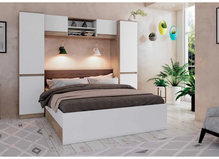 Σετ Κρεβατοκάμαρας 4 τεμαχίων, K-969, 160/200, Genomax | All4home Σετ Κρεβατοκάμαρας 4 τεμαχίων, K-969, 160/200, Genomax