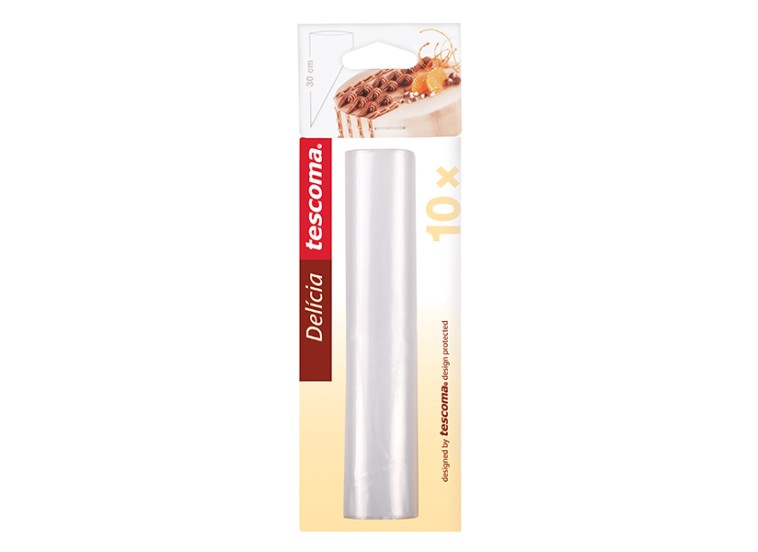 Σετ Σακούλες Κορνέ Μίας Χρήσης DELICIA 10 τμχ. 30cm Delicia, Tescoma Σετ Σακούλες Κορνέ Μίας Χρήσης DELICIA 10 τμχ. 30cm Delicia, Tescoma