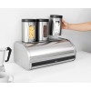 Ψωμιέρα με Καπάκι Μεταλλική σε Ασημί Χρώμα Roll Top Brabantia Ψωμιέρα με Καπάκι Μεταλλική σε Ασημί Χρώμα Roll Top Brabantia