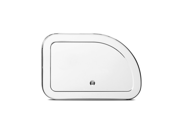 Ψωμιέρα με Καπάκι Μεταλλική σε Ασημί Χρώμα Roll Top Medium Brabantia Ψωμιέρα με Καπάκι Μεταλλική σε Ασημί Χρώμα Roll Top Medium Brabantia