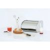 Ψωμιέρα με Καπάκι Inox Roll Top Medium Matt Steel Brabantia 