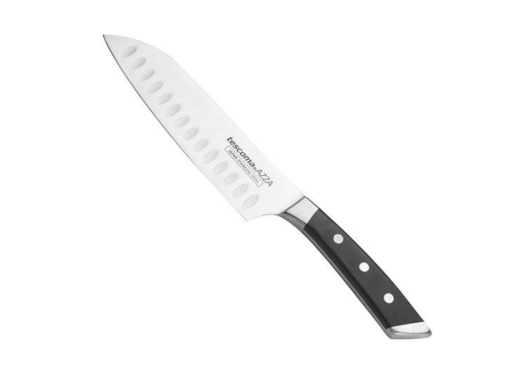 Μαχαίρι Santoku από Ανοξείδωτο Ατσάλι 14cm Azza Tescoma 
