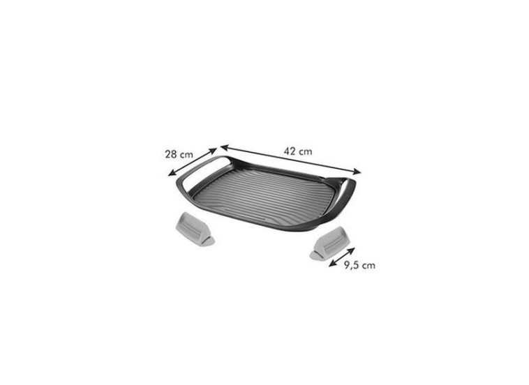 Τηγάνι Γκρίλ με λαβές Smartclick 28 X 42 Cm Tescoma Τηγάνι Γκρίλ με λαβές Smartclick 28 X 42 Cm Tescoma