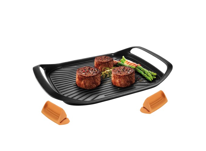Τηγάνι Γκρίλ με λαβές  Smartclick 28 X 42 Cm Tescoma 