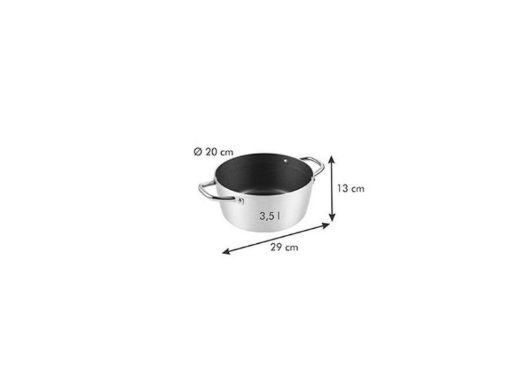 Βαθιά Ανοξείδωτη Κατσαρόλα 3.5 L Grandchef Tescoma Βαθιά Ανοξείδωτη Κατσαρόλα 3.5 L Grandchef Tescoma