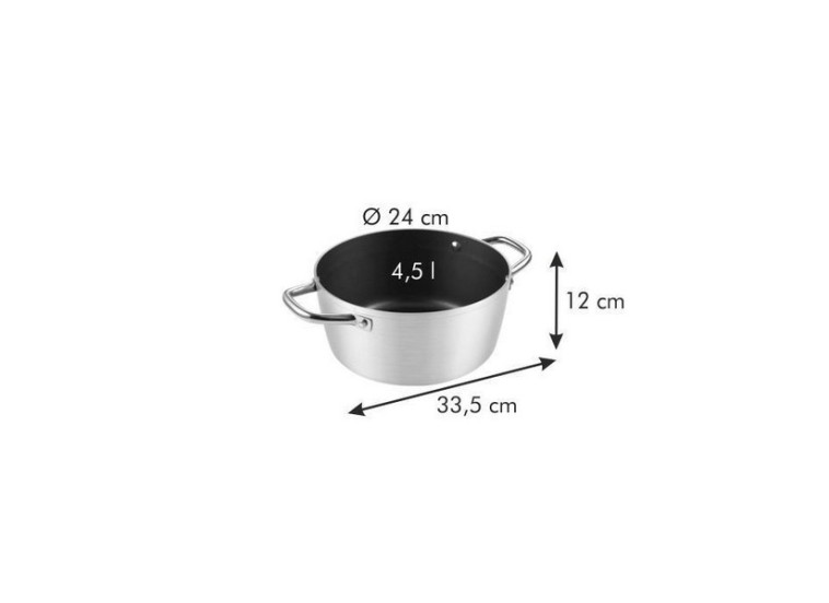 Ανοξείδωτη Κατσαρόλα 4.5lt Grandchef Tescoma Ανοξείδωτη Κατσαρόλα 4.5lt Grandchef Tescoma