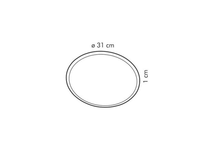 Ταψί Πίτσας Αλουμινίου  Delicia Tescoma 