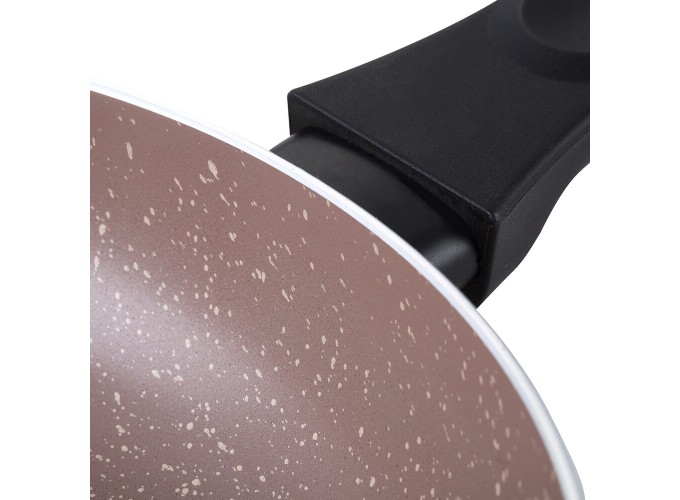 Τηγάνι από Αλουμίνιο με Επίστρωση από Πέτρα 26cm Kikka MR-2625  Muhler 