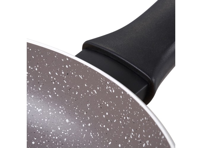 Τηγάνι από Αλουμίνιο με Επίστρωση από Πέτρα 24cm Ida MR-2422 24x4.8cm Muhler 