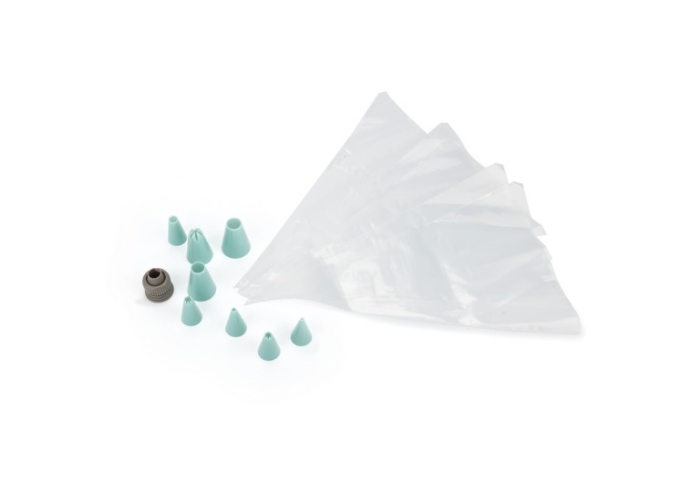 Piping Bag and Cake Decorating Nozzles Set Luigi Ferrero Norsk FR-1774