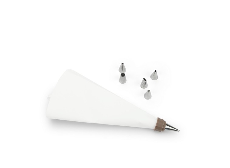 Piping Bag and Cake Decorating Nozzles Set Luigi Ferrero Norsk FR-1775