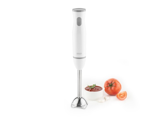 Ραβδομπλέντερ με Ανοξείδωτη Ράβδο 200W Λευκό MB-233 Muhler 