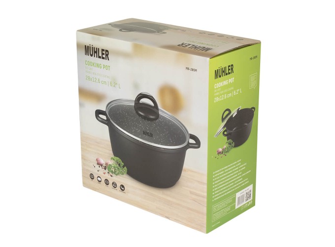 Βαθιά Κατσαρόλα από Αλουμίνιο 6.2lt / 28cm Hanna  MR-285M  Muhler