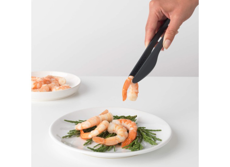 Λαβίδα Κουζίνας Πλαστική Tasty Plus, Granite Gray Brabantia 