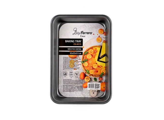 Ορθογώνιο Αλουμινίου με Επίστρωση από Πέτρα  Baking Tray Muhler MR-4015 NEW 32x22x5.5cm