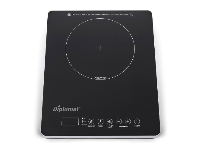 Επιτραπέζια Εστία Επαγωγική Μονή Μαύρη DGX2020I Diplomat 