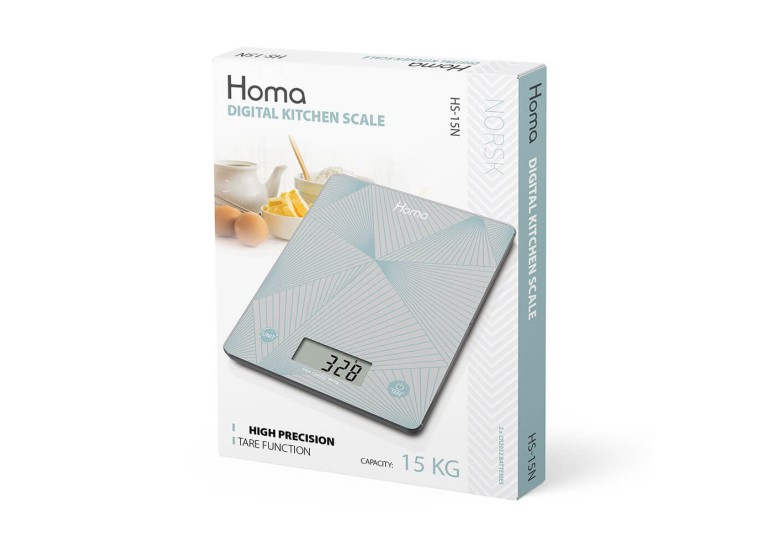 Ψηφιακή Ζυγαριά Κουζίνας 1gr/15kg HS-15N NORSK HOMA Ψηφιακή Ζυγαριά Κουζίνας 1gr/15kg HS-15N NORSK HOMA
