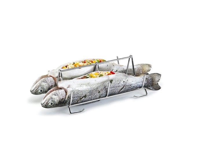 Μεταλλική Σχάρα Ψησίματος για Ψάρια Grandchef Tescoma 