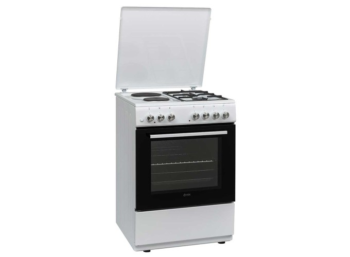 Ηλεκτρική Κουζίνα Ελεύθερη Μικτή  GHT 6220W, 2G+2E VOX 