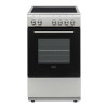  Κουζίνα Ελεύθερη με Κεραμικές Εστίες Inox CHT 5105IX, 4V VOX 