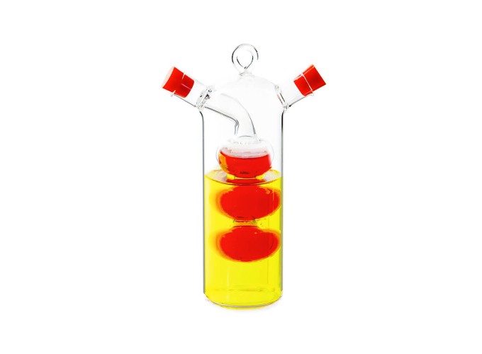 Δοχείο Λαδιού / Ξυδιού κόκκινο πώμα  LF FR-6045  Luigi Ferrero