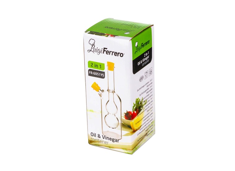 Oil & vinegar container LF FR-6051 silicone grey seal Oil & vinegar container LF FR-6051 silicone grey seal