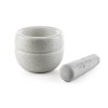 Mortar with pestle Luigi Ferrero FR-898W Ø8.9xH8cm, white