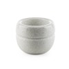 Mortar with pestle Luigi Ferrero FR-898W Ø8.9xH8cm, white