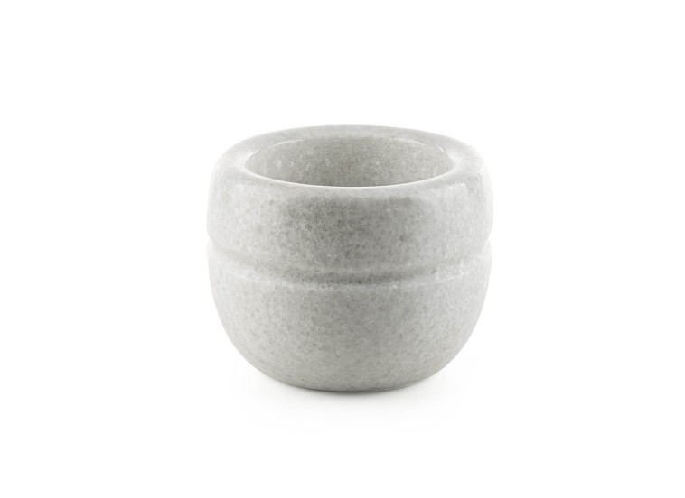 Mortar with pestle Luigi Ferrero FR-898W Ø8.9xH8cm, white Mortar with pestle Luigi Ferrero FR-898W Ø8.9xH8cm, white