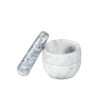 Mortar with pestle Luigi Ferrero FR-898GR Ø8.9xH8cm, light grey