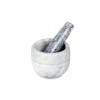 Mortar with pestle Luigi Ferrero FR-898GR Ø8.9xH8cm, light grey