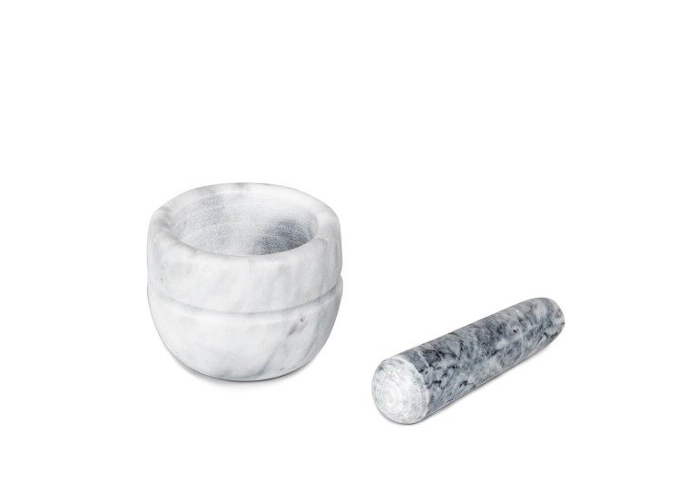 Mortar with pestle Luigi Ferrero FR-898GR Ø8.9xH8cm, light grey Mortar with pestle Luigi Ferrero FR-898GR Ø8.9xH8cm, light grey